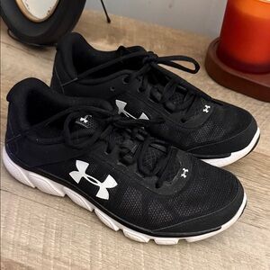 Under Armour Black and White Sneakers